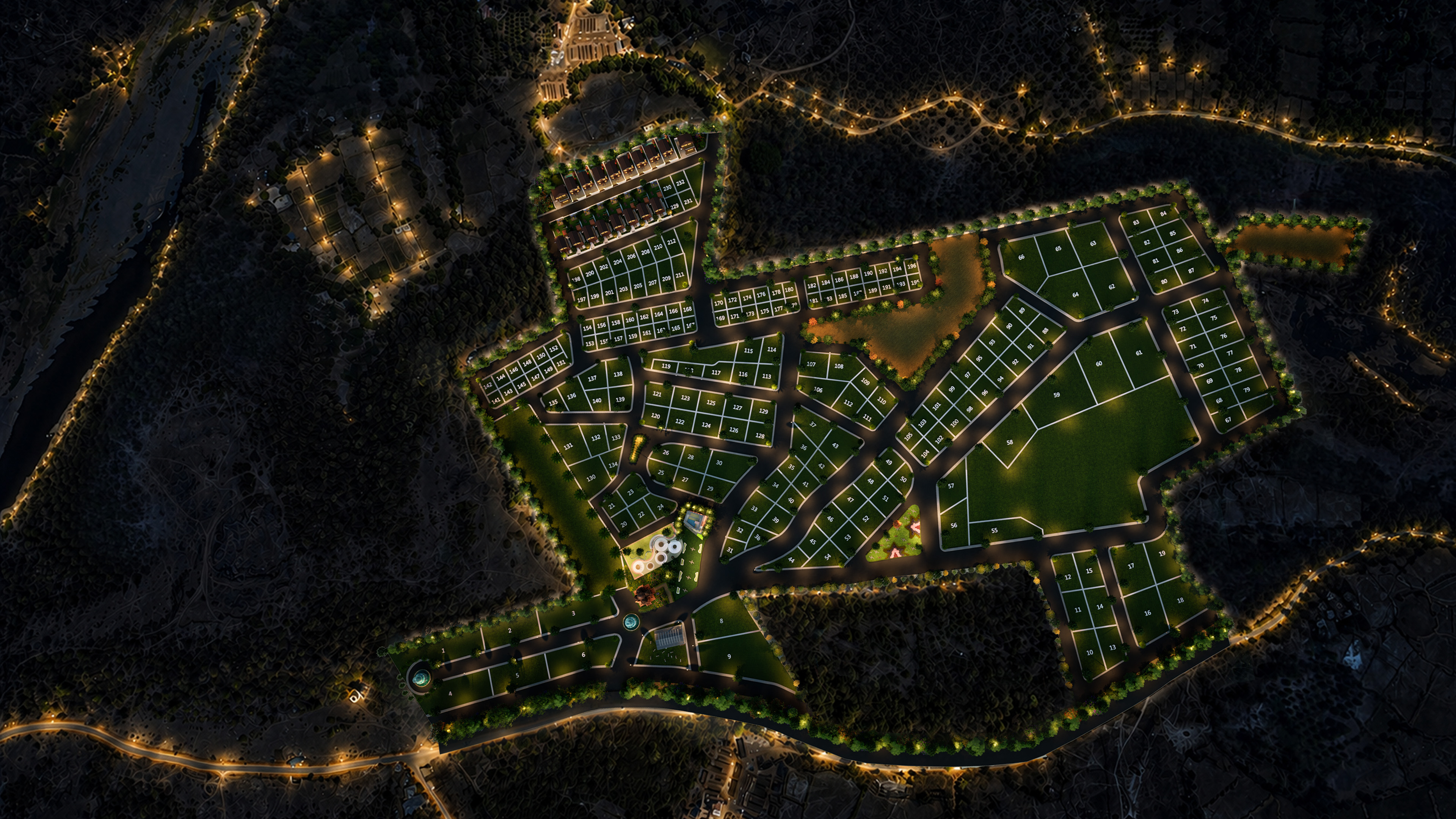 Greenway layout